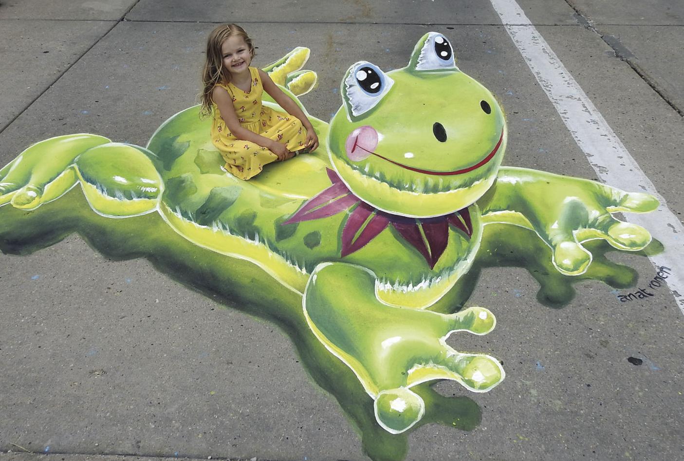 Paint the town — with chalk